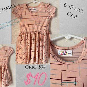 SOLD - 6-12 Month, DotDotSmile Cap dress